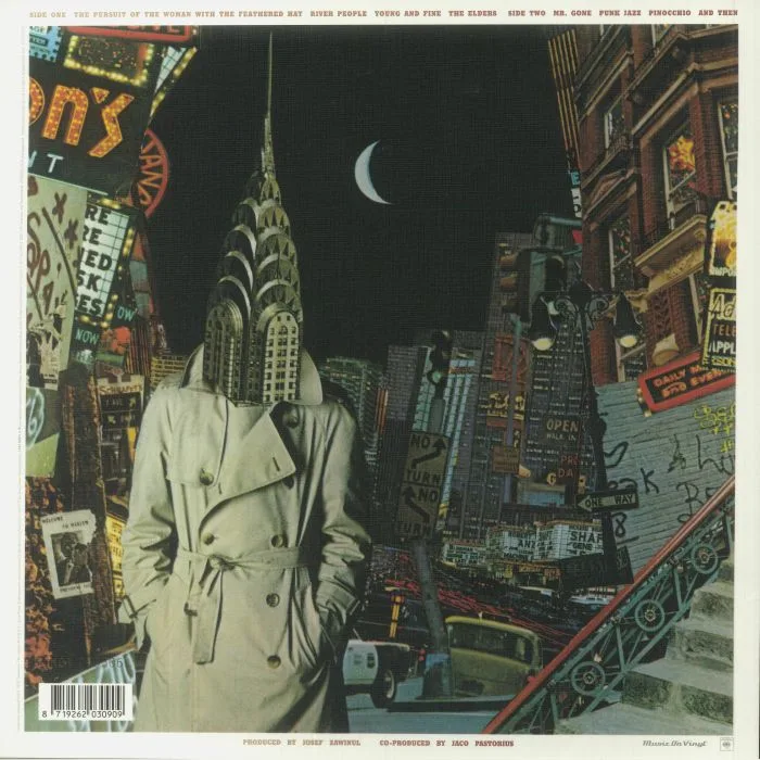 Back cover — WEATHER REPORT — Mr Gone (reissue)