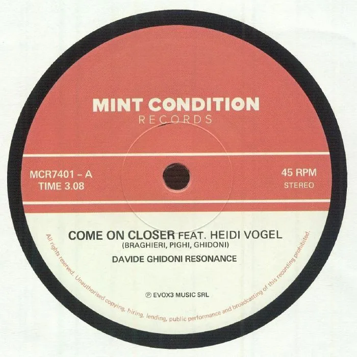 Davide GHIDONI RESONANCE — Come On Closer