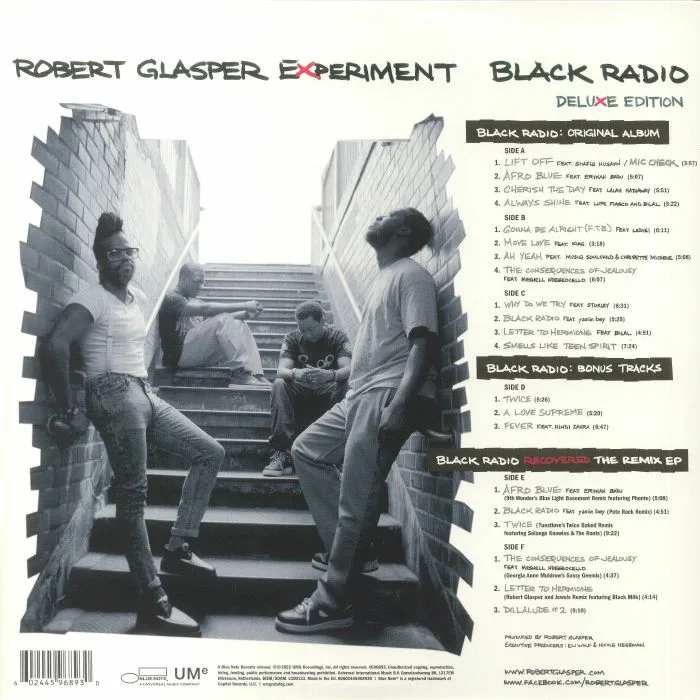 Обратная сторона обложки — ROBERT GLASPER EXPERIMENT — Black Radio (Deluxe Edition)