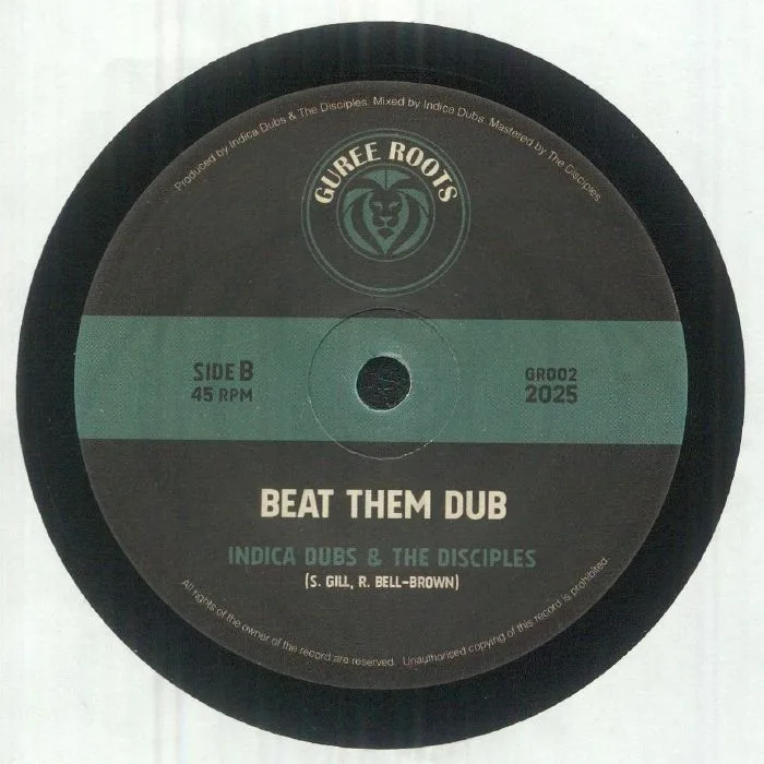 Обратная сторона обложки — Danny RED / INDICA DUBS / THE DISCIPLES — Jah Beat Them