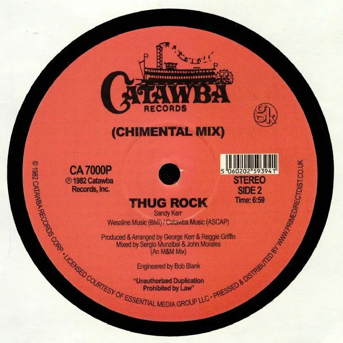 Back cover — Sandy KERR — Thug Rock