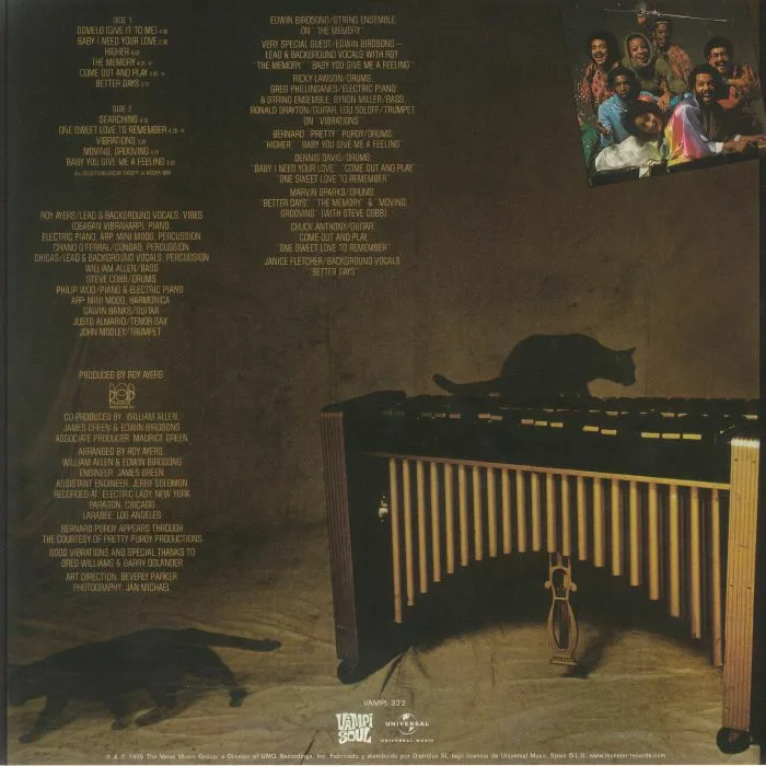 Back cover — ROY AYERS UBIQUITY — Vibrations (reissue) (B-STOCK)