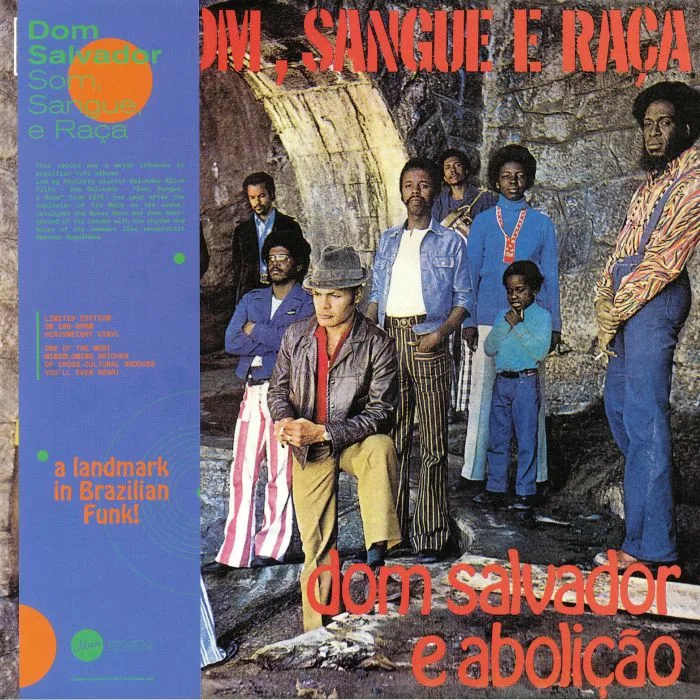 Лицевая сторона обложки — DOM SALVADOR E ABOLICAO — Som Sangue E Raca (reissue)