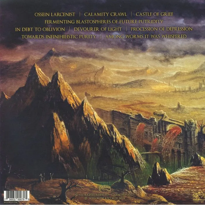 Обратная сторона обложки — CAMOSUS — Visions Of Infinihility (B-STOCK)