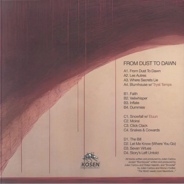 Обратная сторона обложки — The CLAMPS — From Dust To Dawn