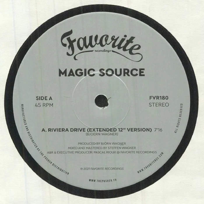Front cover — MAGIC SOURCE — Riviera Drive