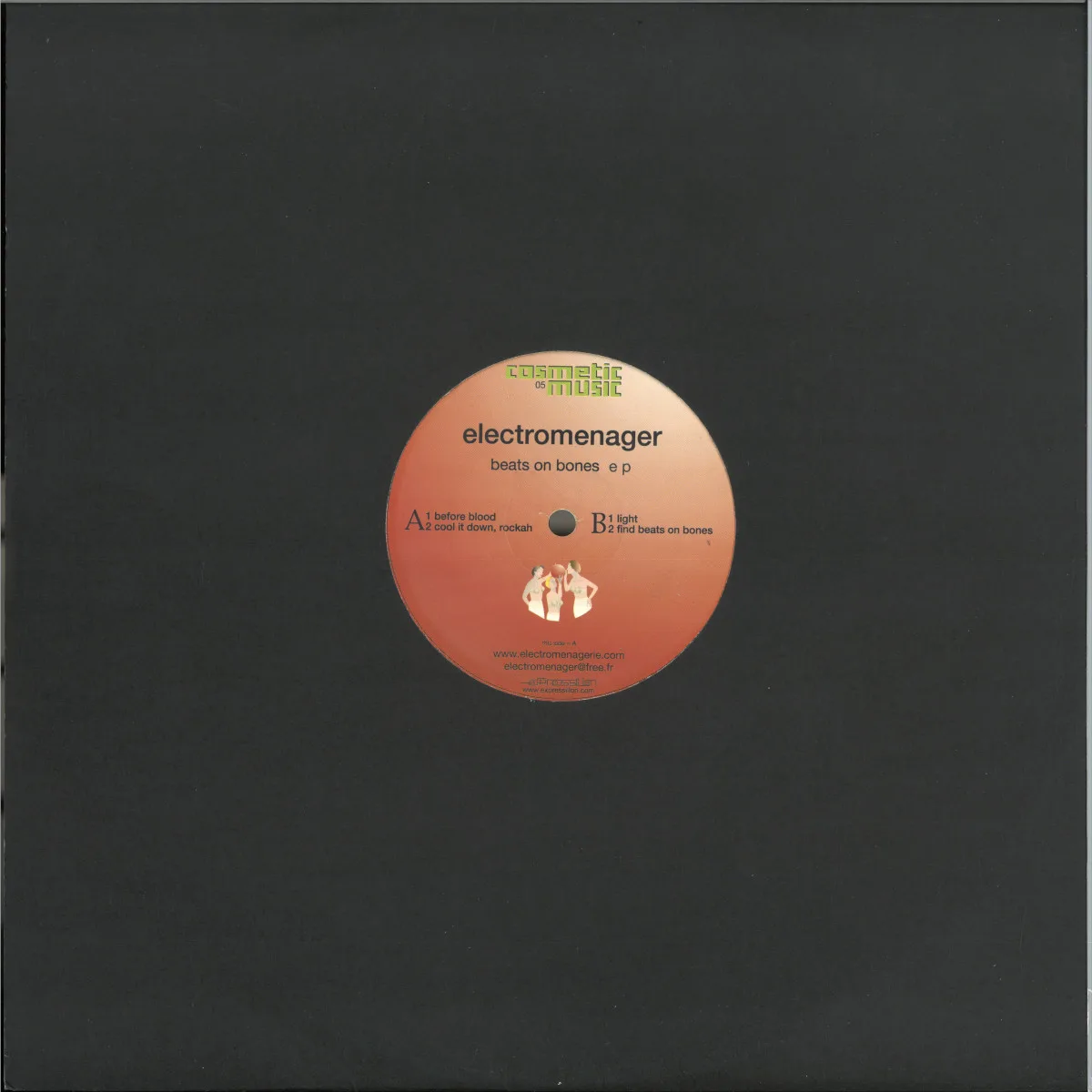 Back cover — Electromenager — Beat On Bones EP