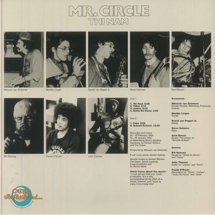 Обратная сторона обложки — MR CIRCLE — Thi Nam (reissue)