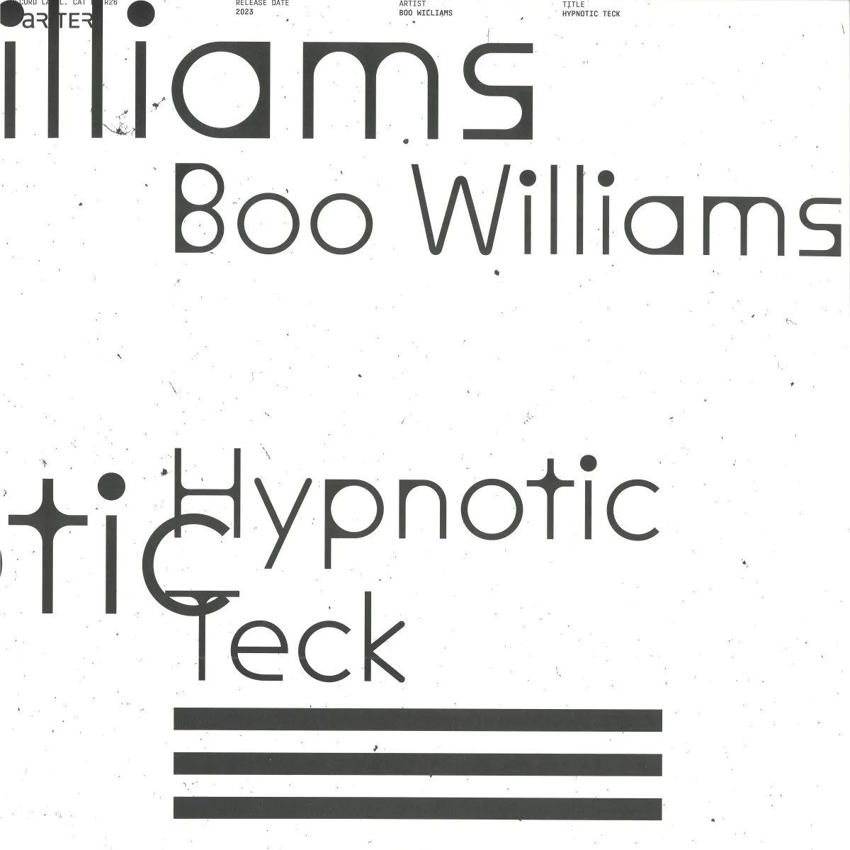Boo Williams — Hypnotic Teck