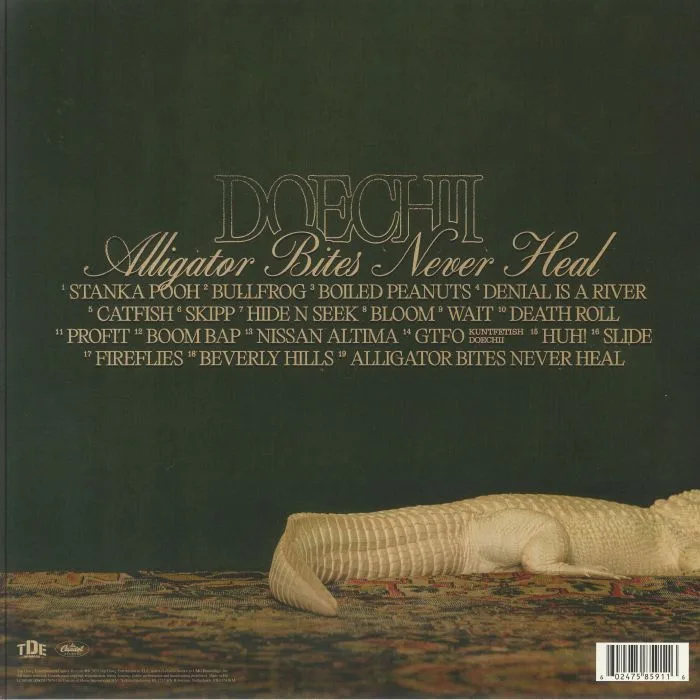 Back cover — DOECHII — Alligator Bites Never Heal