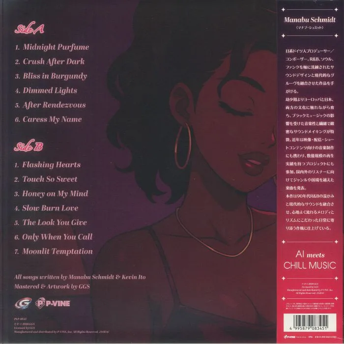 Back cover — Manabu SCHMIDT — All This Desire