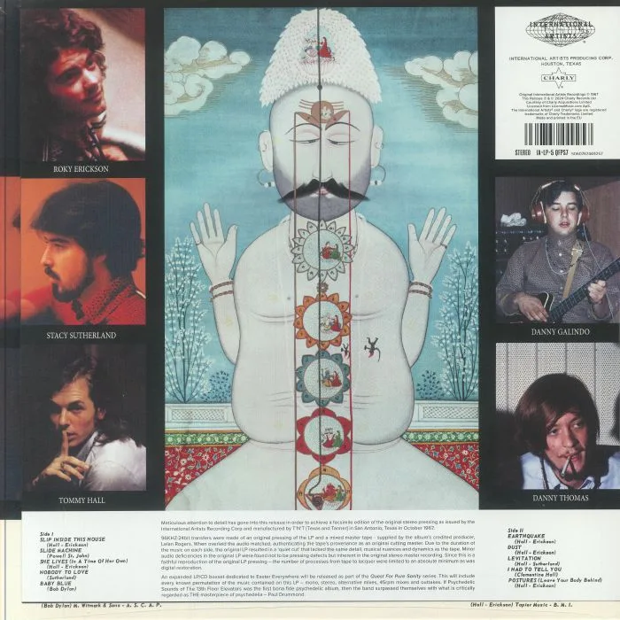 Back cover — 13TH FLOOR ELEVATORS — Easter Everywhere (half speed remastered)