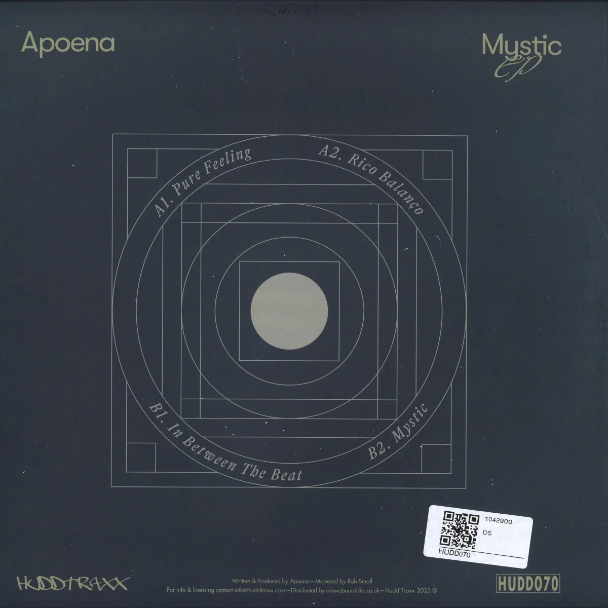 Back cover — Apoena — Mystic EP