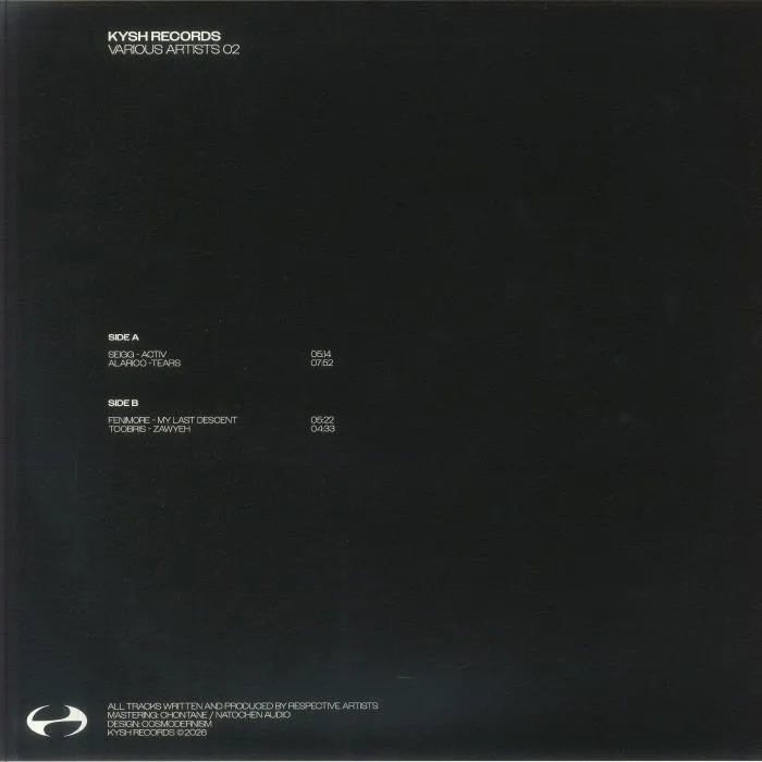 Back cover — SEIGG / ALARICO / FENIM0RE / FENIM0RE — KYSH 002