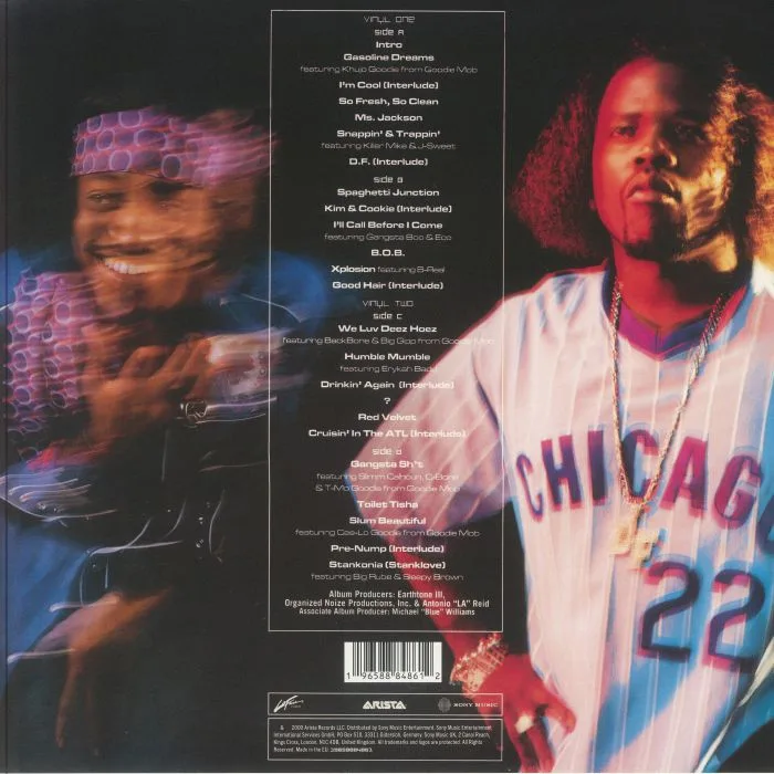 Back cover — OUTKAST — Stankonia (reissue)