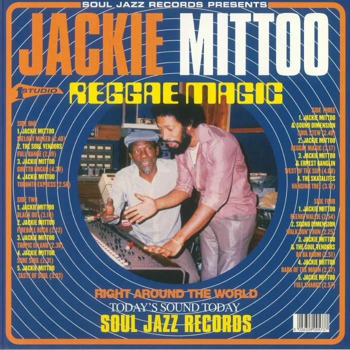 Back cover — Jackie MITTOO / VARIOUS — Soul Jazz Records Presents Jackie Mittoo Reggae Magic