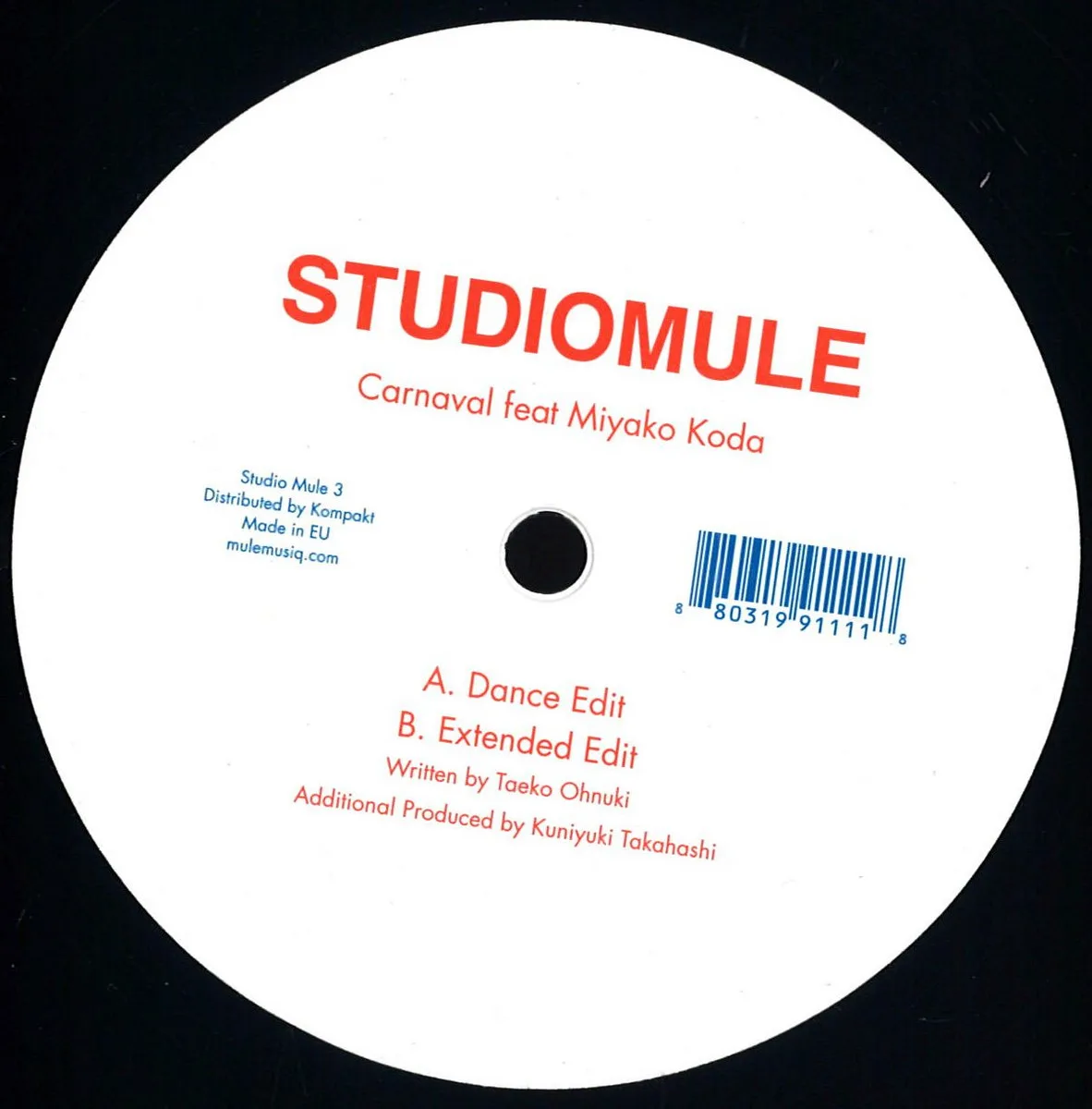 Studio Mule — Carnaval Feat Miyako Kouda Aka Dip In The Pool