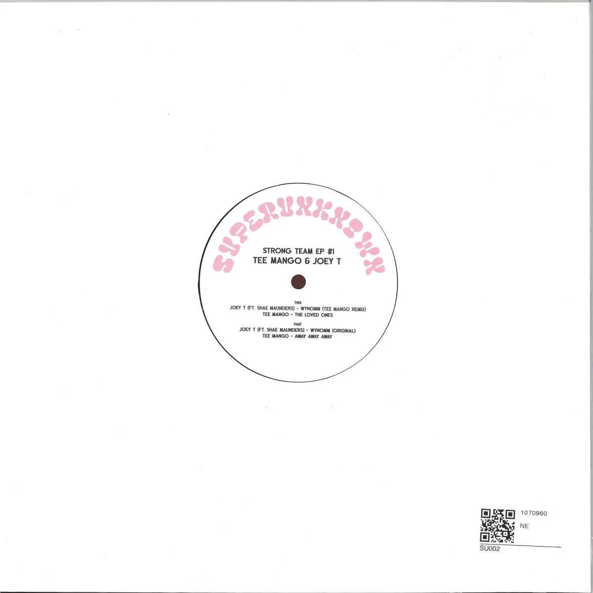 Back cover — Tee Mango&Joey T — Strong Team EP #1
