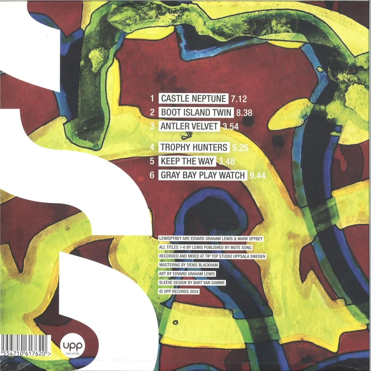 Back cover — Lewis Spybey — LEWISPYBEY LP