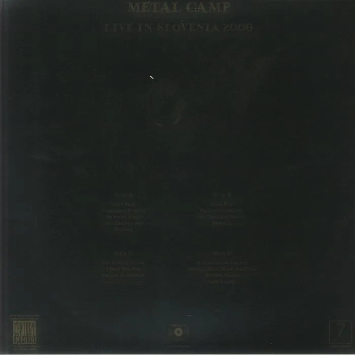 Back cover — ICED EARTH — Metal Camp: Live In Slovenia 2008