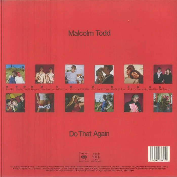 Обратная сторона обложки — Malcolm TODD — Do That Again