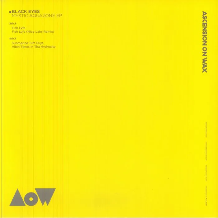 Back cover — BLACK EYES — Mystic Aquazone EP
