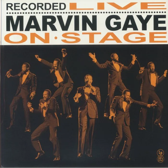 Front cover — Marvin GAYE — Live On Stage