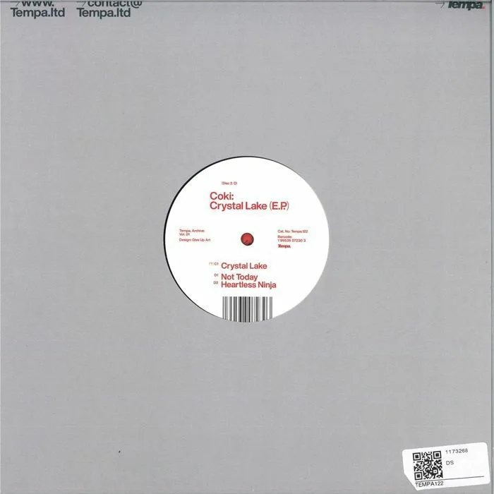 Back cover — COKI — Crystal Lake EP