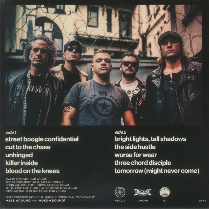 Back cover — SAVAGE BEAT — Bright Lights Tall Shadows