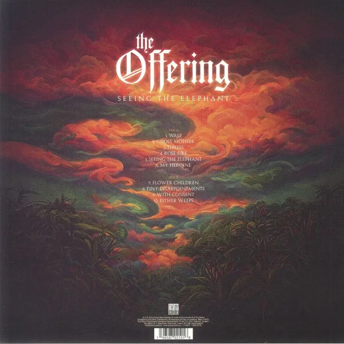 Back cover — The OFFERING — Seeing The Elephant
