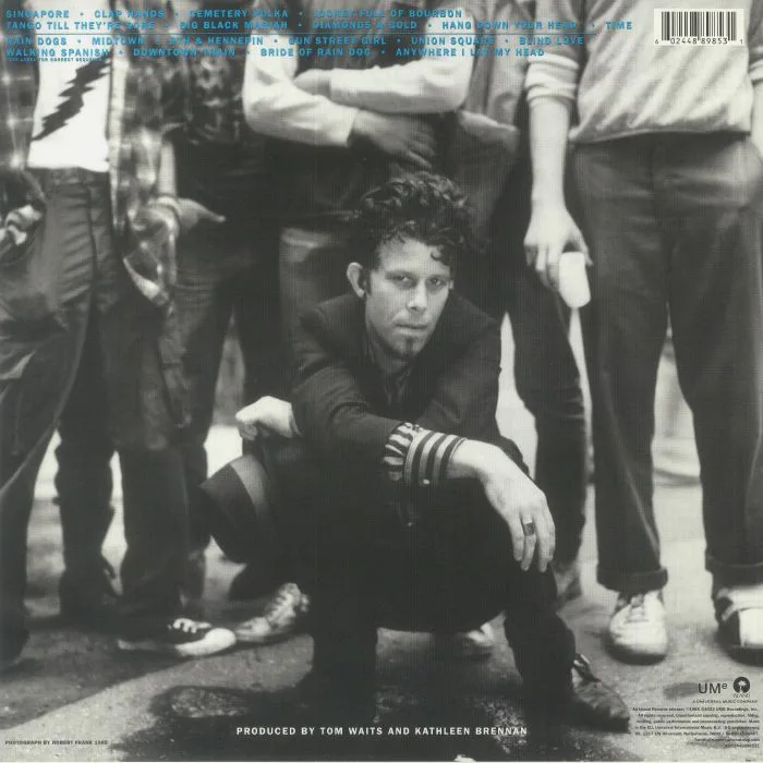 Обратная сторона обложки — Tom WAITS — Rain Dogs (remastered)