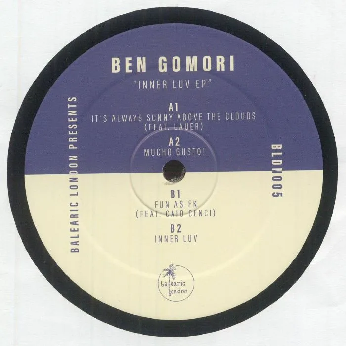 Обратная сторона обложки — Ben GOMORI — Inner Luv EP