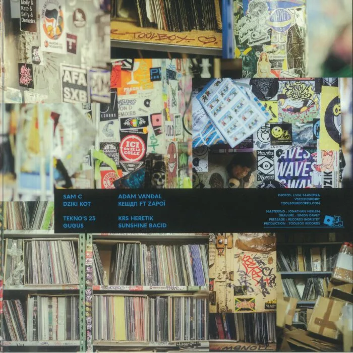 Back cover — VARIOUS — Peur Bleue 2025