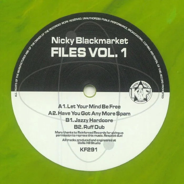 Обратная сторона обложки — Nicky BLACKMARKET — Files Volume One EP