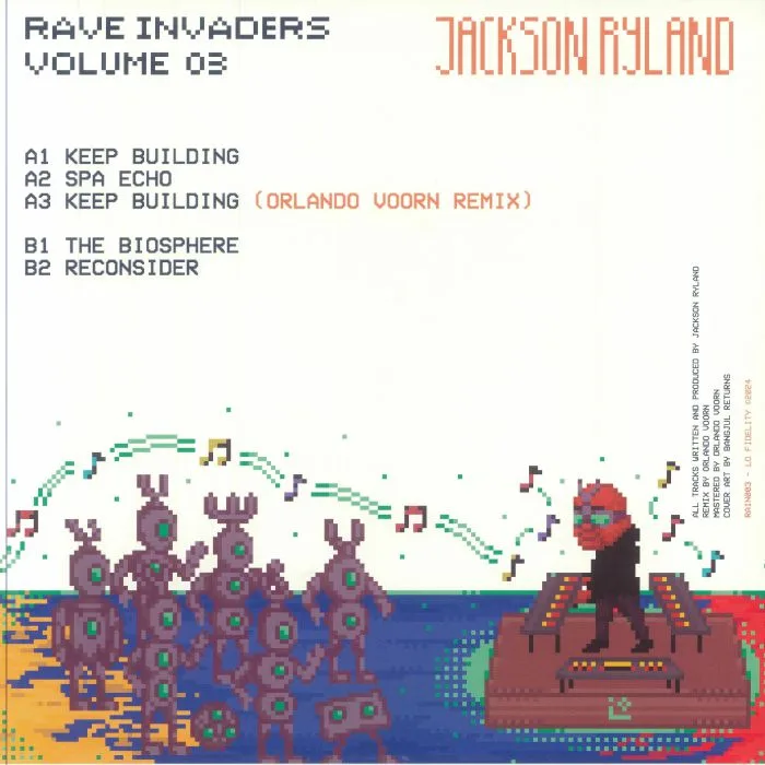 Back cover — Jackson RYLAND — Rave Invaders Vol 3