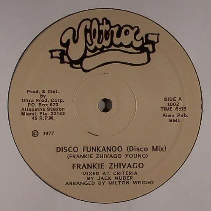 Front cover — FRANKIE ZHIVAGO — Disco Funkanoo