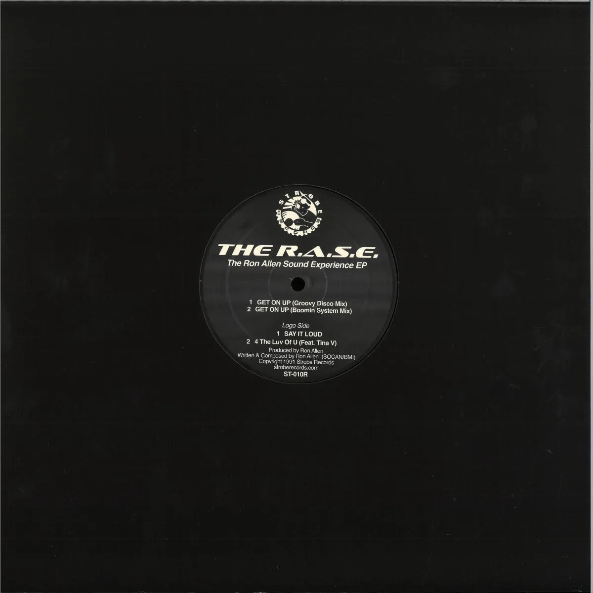 Обратная сторона обложки — The R.A.S.E. (Ron Allen Sound Experience) — Ron Allen Sound Experience EP