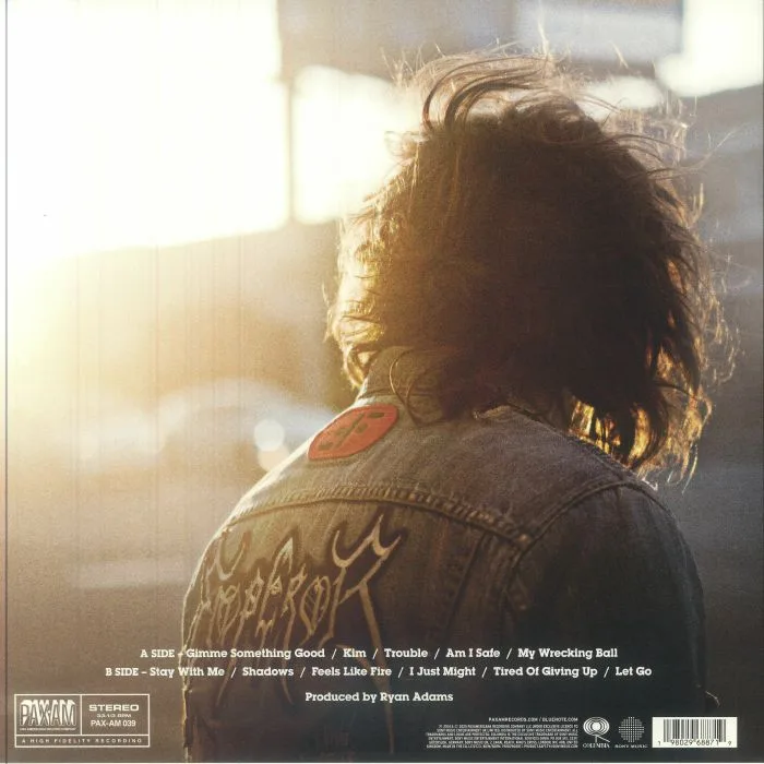 Back cover — Ryan ADAMS — Ryan Adams (reissue)