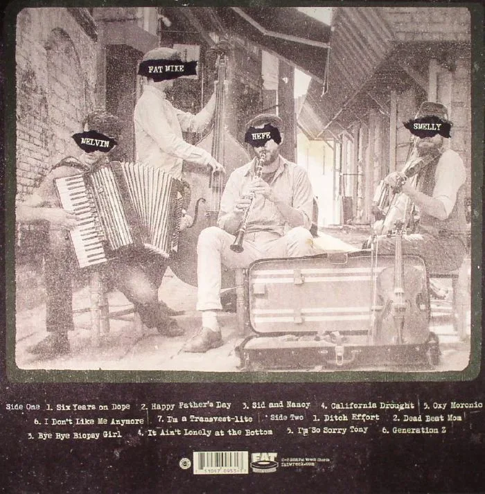 Обратная сторона обложки — NOFX — First Ditch Effort