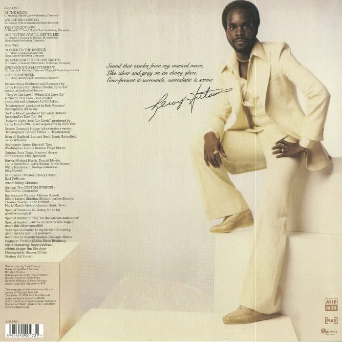 Back cover — Leroy HUTSON — Closer To The Source (remastered)