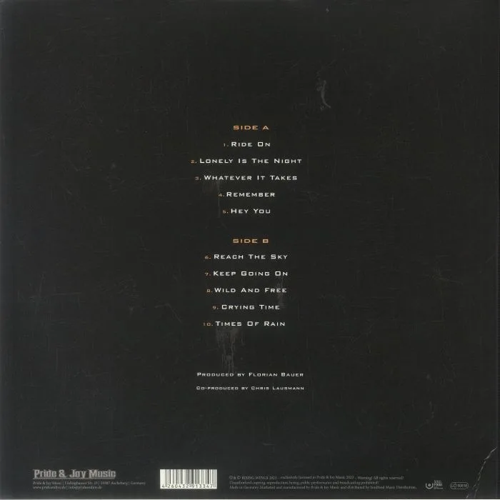 Back cover — RISING WINGS — Reach