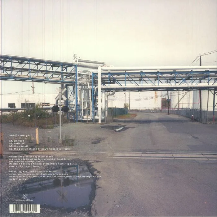 Обратная сторона обложки — Snad — AM Yard