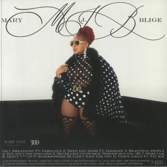 Back cover — Mary J BLIGE — Gratitude