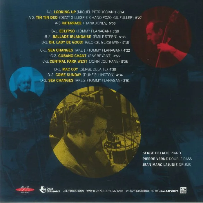 Back cover — SERGE DELAITE TRIO — Lookin' Up