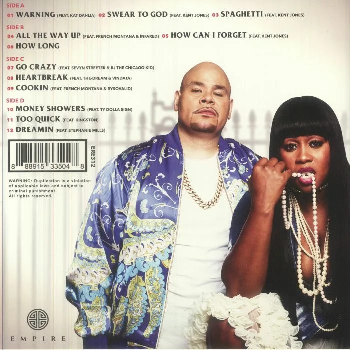 Back cover — FAT JOE / REMY MA — Plata O Plomo