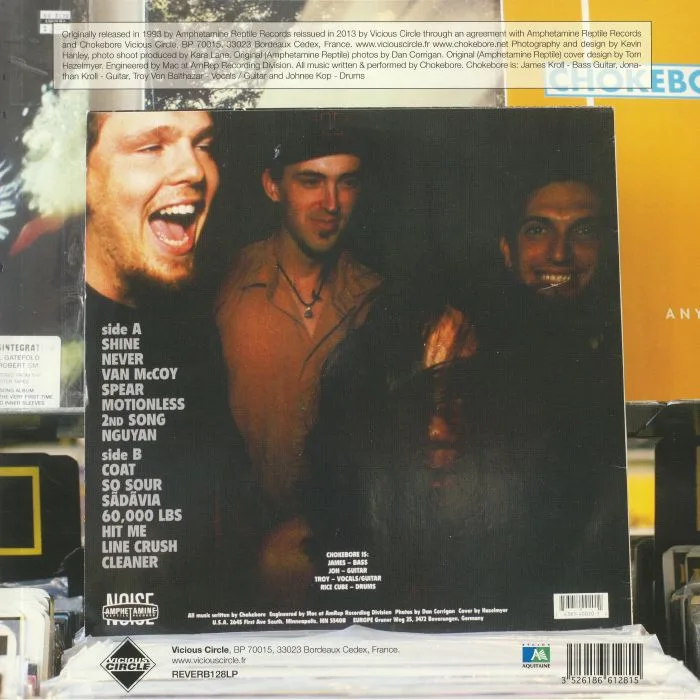 Back cover — CHOKEBORE — Motionless