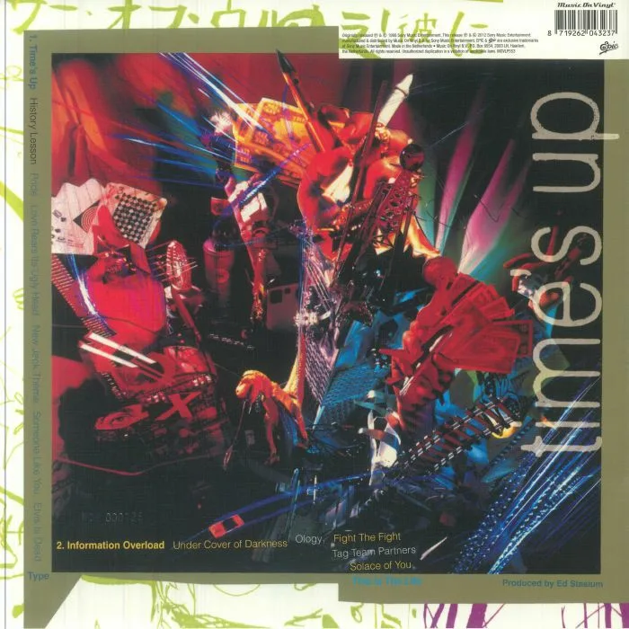 Обратная сторона обложки — LIVING COLOUR — Time's Up (B-STOCK)