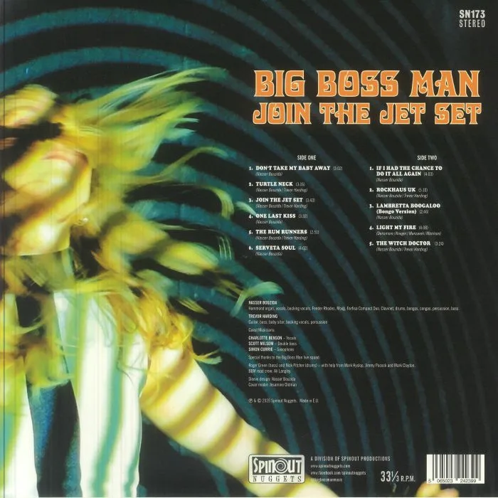 Обратная сторона обложки — BIG BOSS MAN — Join The Jet Set