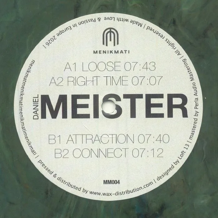 Back cover — DANIEL MEISTER — LOOSE EP