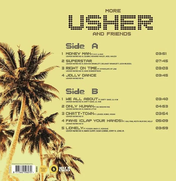 Back cover — USHER — More Usher & Friends
